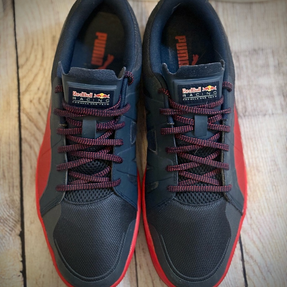 Men’s Puma Red Bull Racing Sneakers in Red and Black